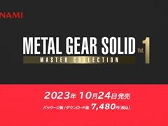 ¡ÖMETAL GEAR SOLID: MASTER COLLECTION Vol.1¡×¤Ï10·î24Æü¤ËȯÇä¡£½éÂå¡ÖMETAL GEAR¡×¤Ê¤É¤Î7ºîÉʡܦÁ¤ò¼ýÏ¿